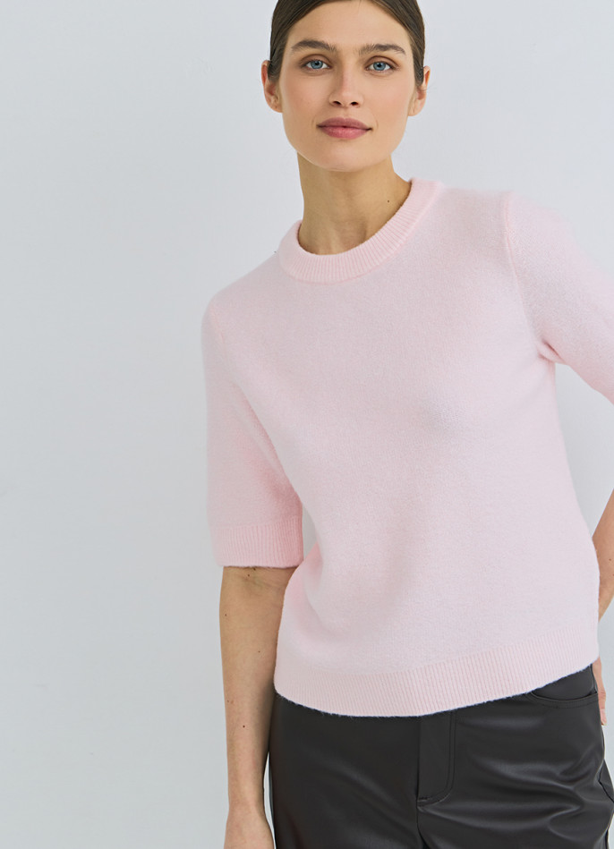 Джемпер с коротким рукавом