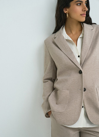 Трикотажный жакет