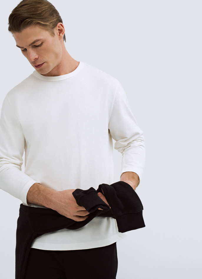 Лонгслив из хлопка