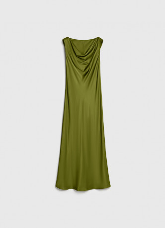 Платье-халтер с драпировкой