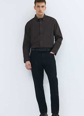 Брюки «5 карманов» Slim из твила