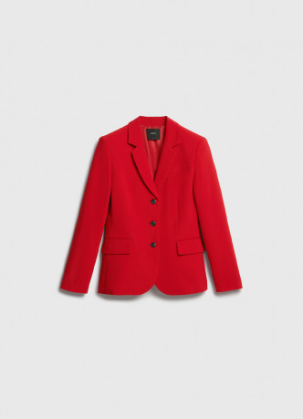 Однобортный приталенный жакет