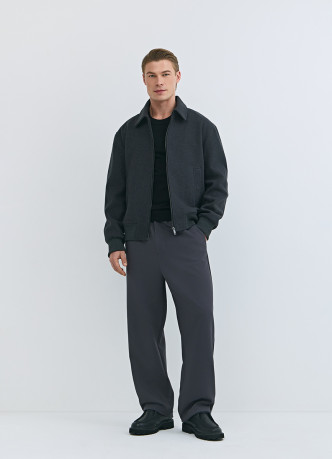 Куртка из пальтовой ткани