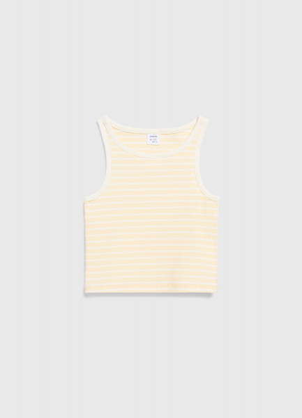 Майка в полоску для девочек, Желтый