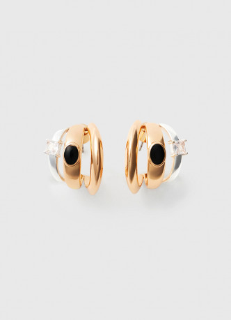 Серьги в виде колец O'STIN x Яндекс Книги