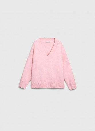 Джемпер из мягкой пряжи с шерстью