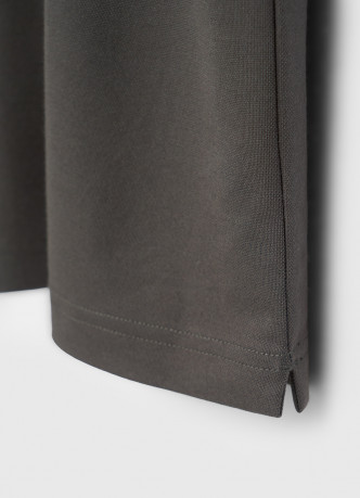 Поло из техноткани с воротником на молнии