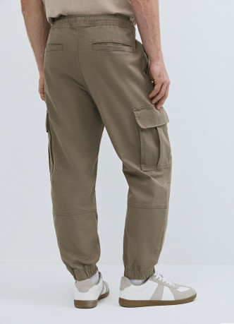Джоггеры из твила с карго-карманами