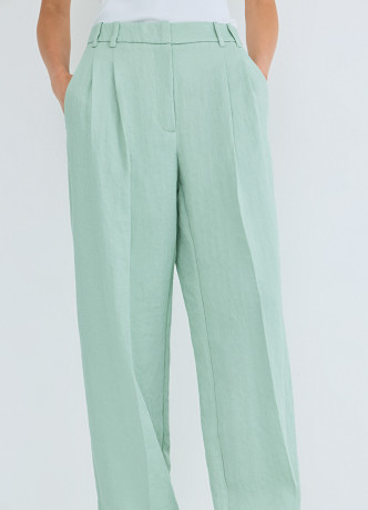 Брюки прямого силуэта со стрелками