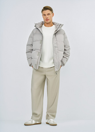 Утеплённая куртка с капюшоном