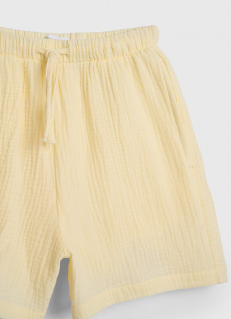 Короткие шорты из муслина для девочек