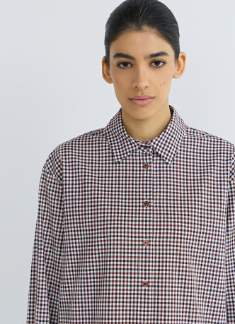 Рубашка в клетку виши