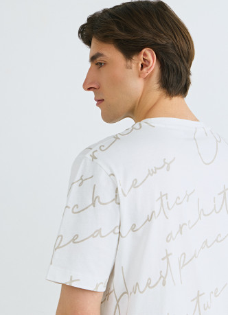 Футболка с принтом