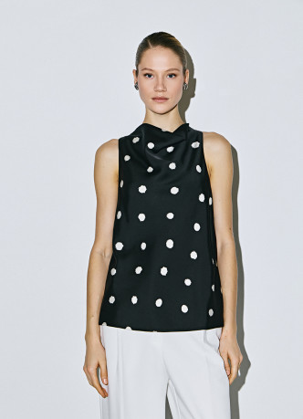 Топ в горошек