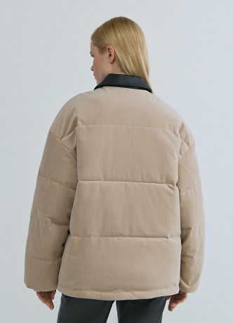 Утеплённая куртка из вельвета