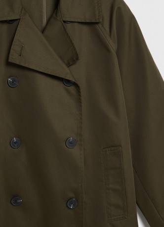 Укороченная куртка-тренч