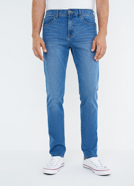 Базовые узкие джинсы, Синий