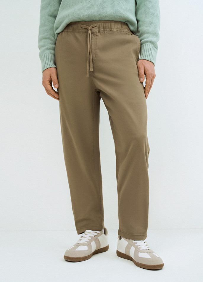 Брюки с эластичным поясом