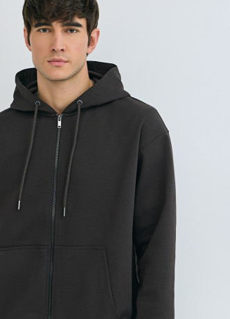 Толстовка на молнии с капюшоном