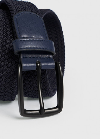 Плетёный ремень с пряжкой