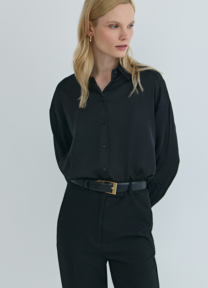 Блузка из сатина