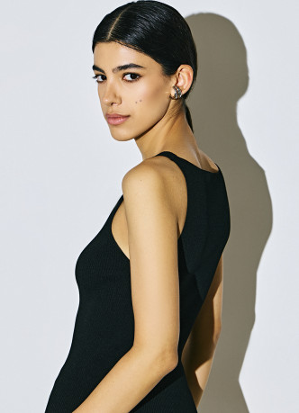 Майка в рубчик