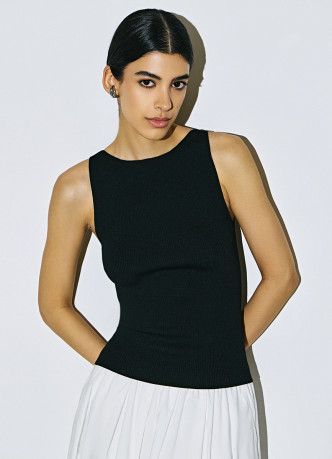 Майка в рубчик