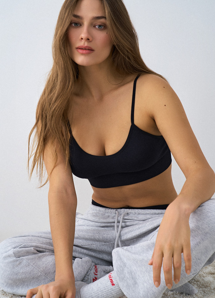 Базовый топ с вкладышами