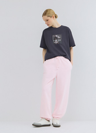 Футболка оверсайз с принтом