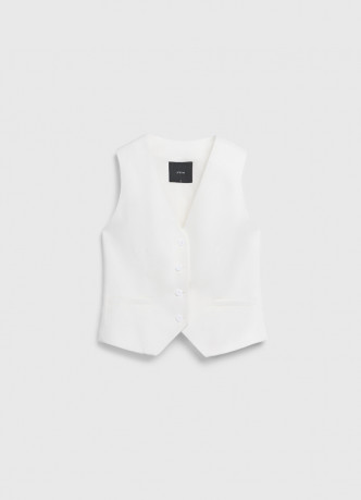 Жилет на пуговицах