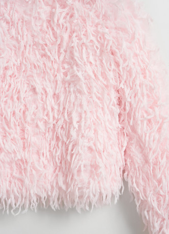 Укороченный фактурный жакет