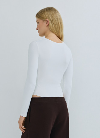 Боди с длинным рукавом