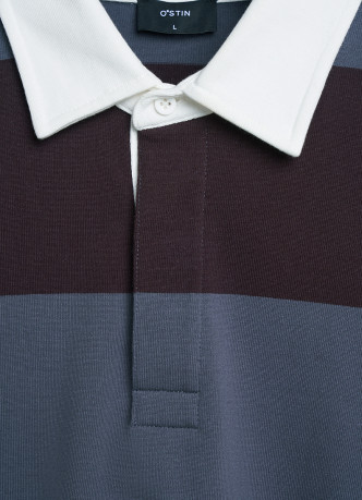 Поло в полоску из хлопка