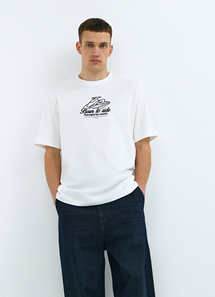 Футболка с принтом