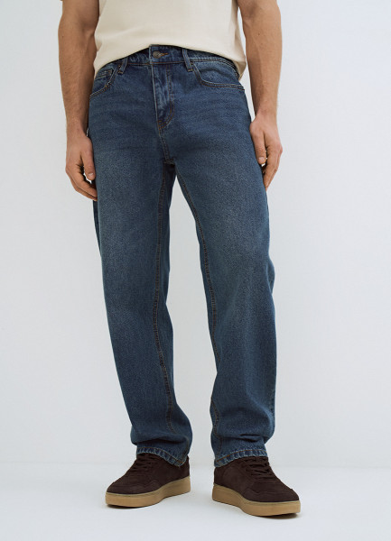 

Прямые джинсы, Синий