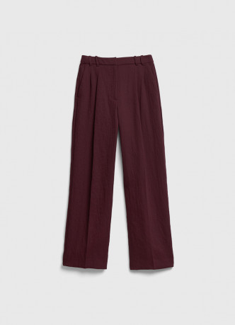 Прямые брюки cо складками