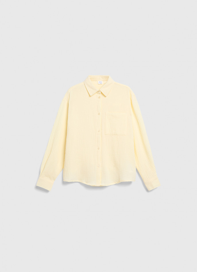 Рубашка из муслина для девочек