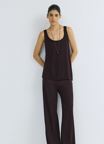 Вязаная майка