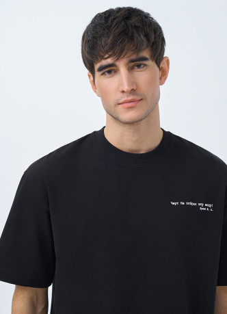 Футболка с текстовым принтом