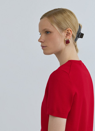 Джемпер с коротким рукавом