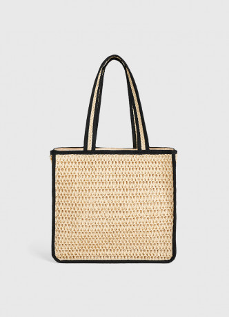 Сумка из рафии для девочек