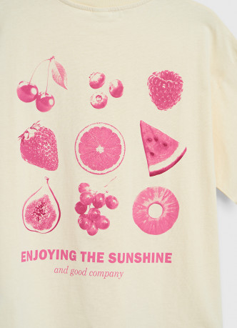 Футболка с принтом для девочек