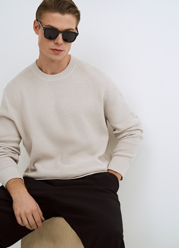 Текстурный джемпер