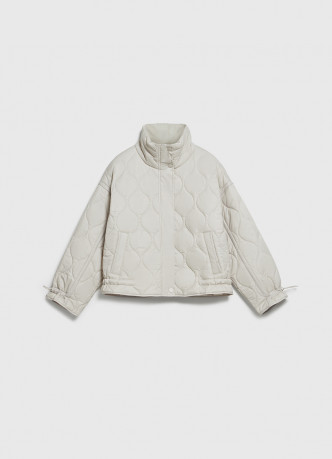 Стёганая утеплённая куртка с воротником-стойкой