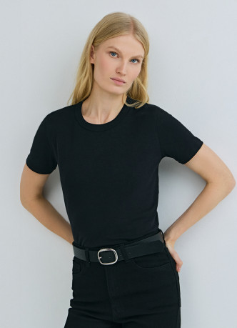 Базовая футболка из плотного хлопка