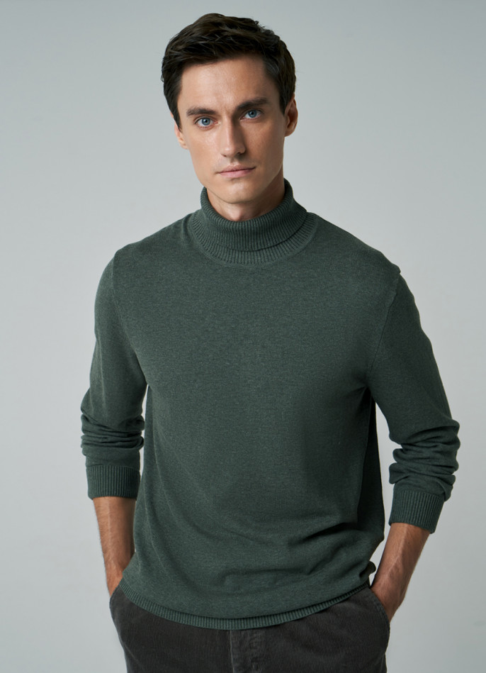 Базовая водолазка из хлопка