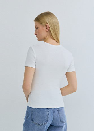 Футболка в рубчик