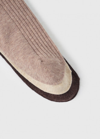 Носки в рубчик, 3 пары