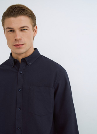 Рубашка из ткани оксфорд