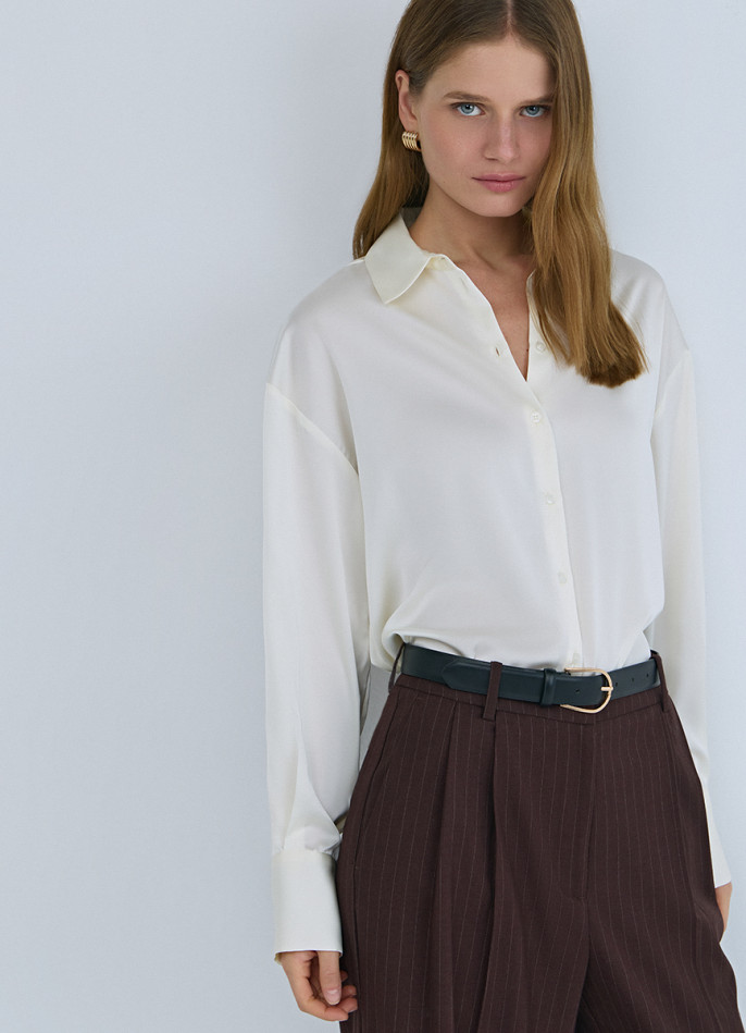 Блузка из сатина